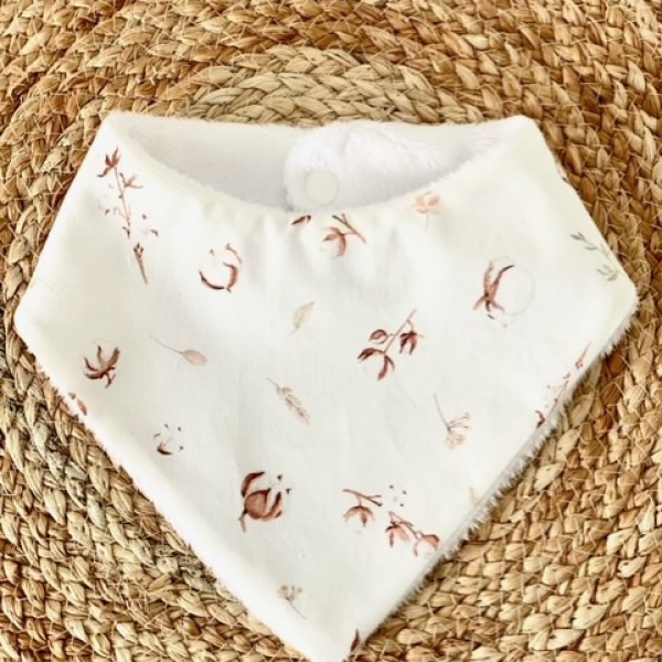 Bavoir-Bandana coton