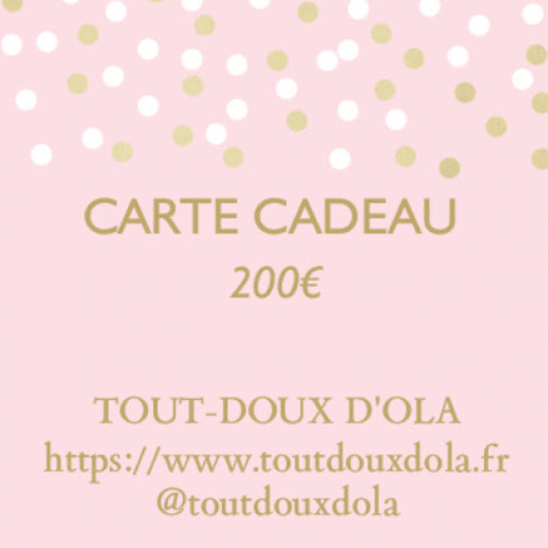 Carte cadeau-200