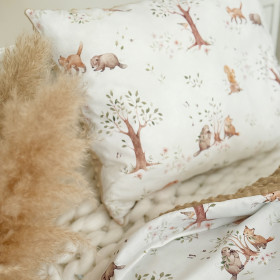 Coussin molletonné assorti à la couverture choisie