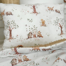 Coussin molletonné assorti à la couverture choisie