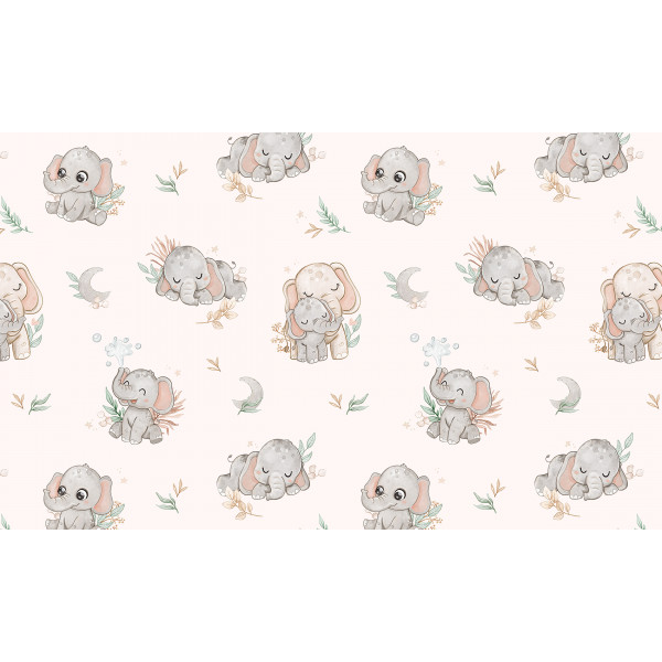 Coussin plat éléphanteau