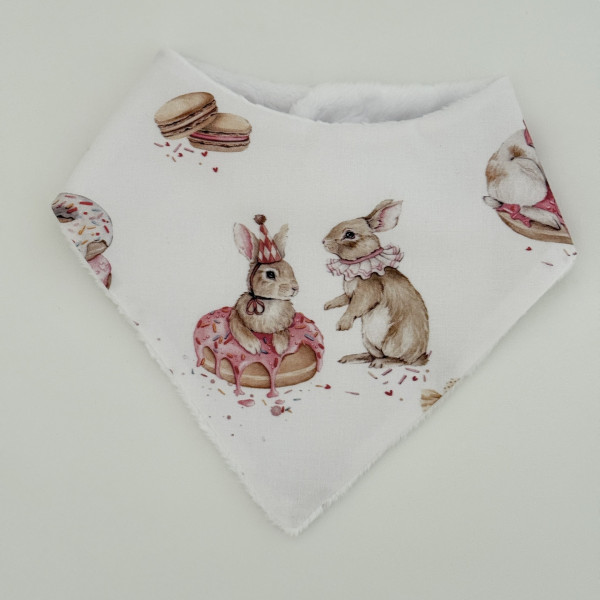 Bavoir bandana Donut bunny