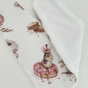 Bavoir bandana Donut bunny