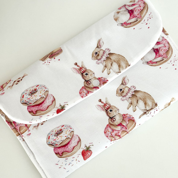 Pochette à couches Donut bunny